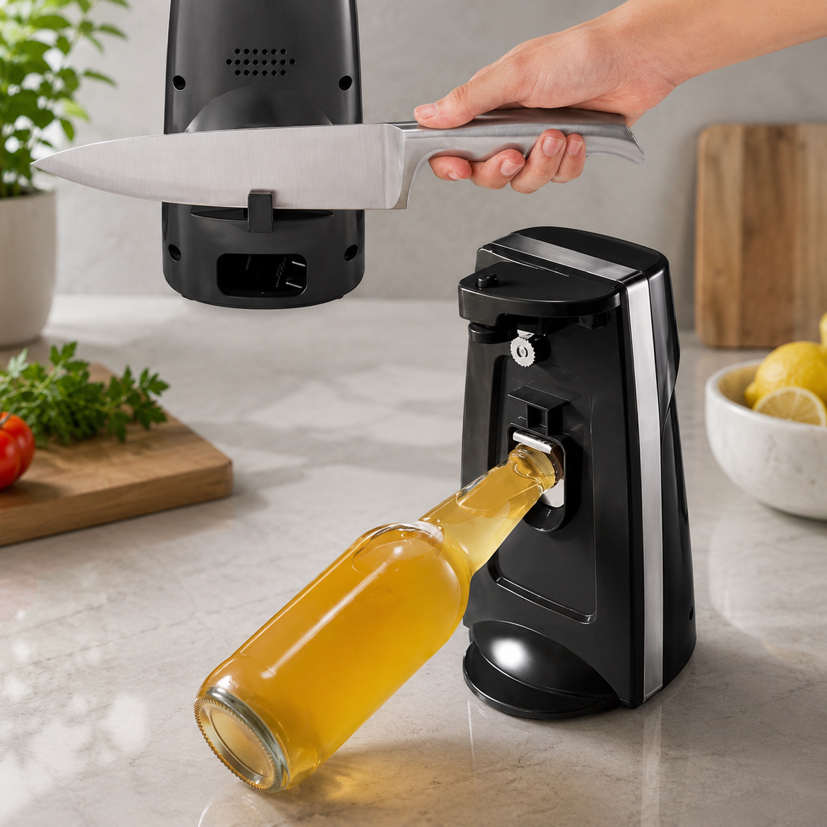 Multi-Function Electric Can Opener