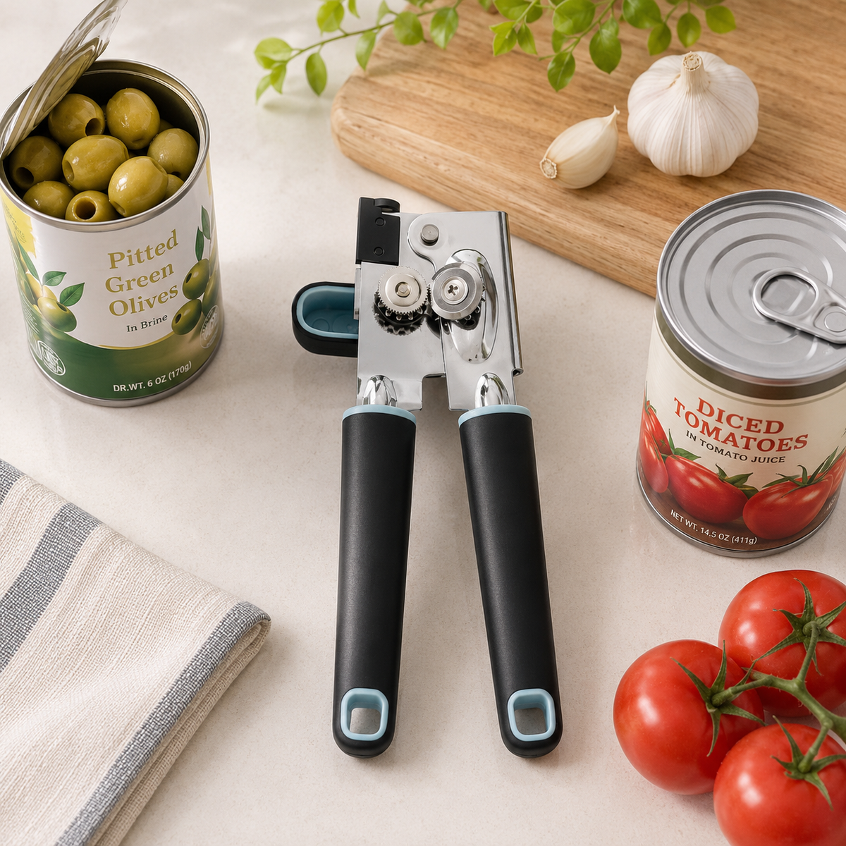 Soft Grip Manual Can Opener