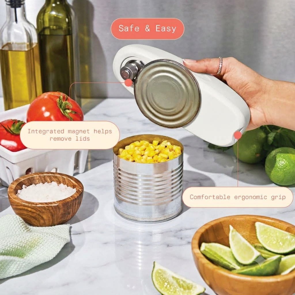Hands-Free Electric Can Opener