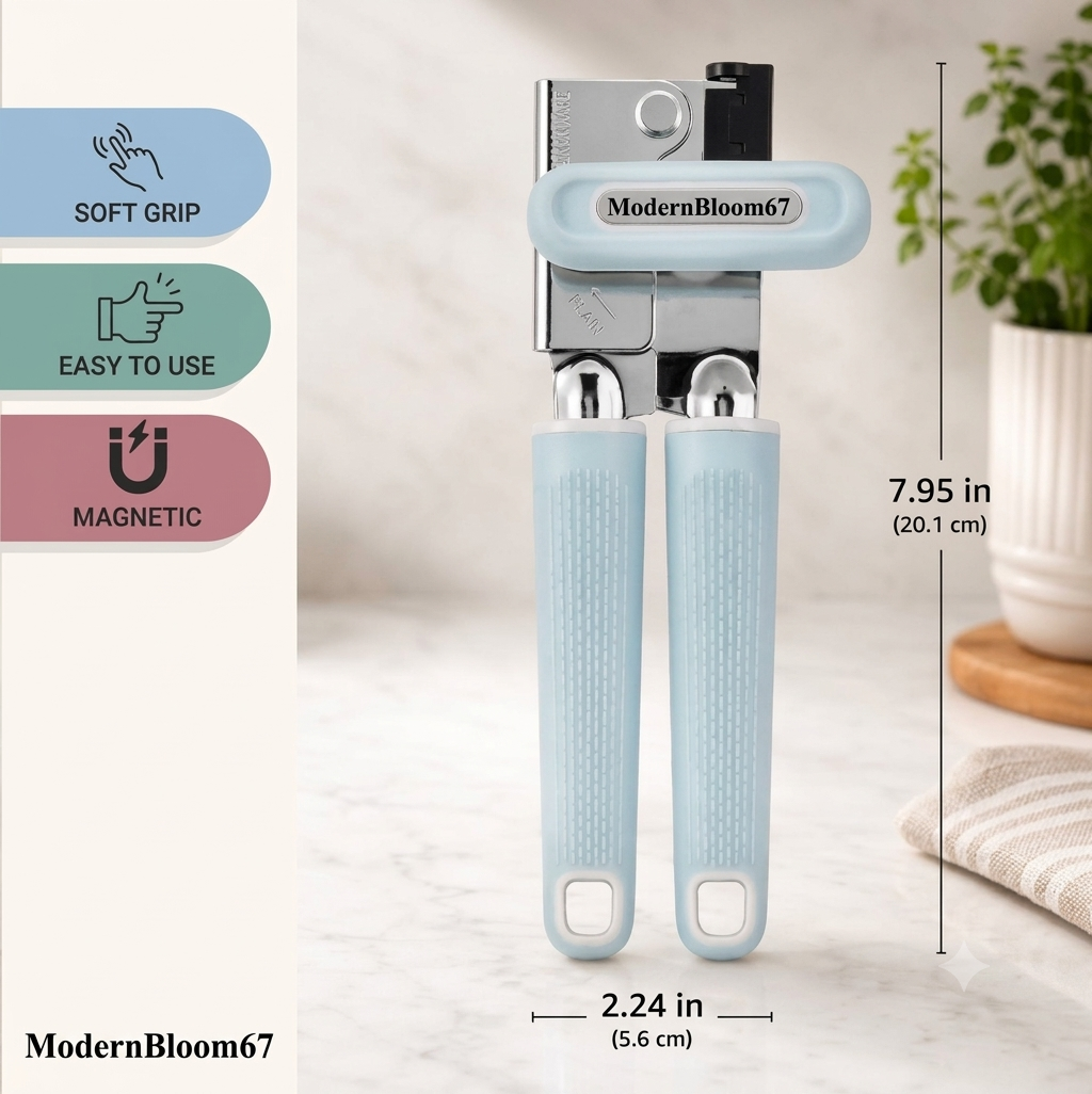 Soft Grip Manual Can Opener